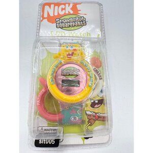 Vintage Spongebob LCD Watch With Interchangeable Bezels Spongebob Patrick And Sa